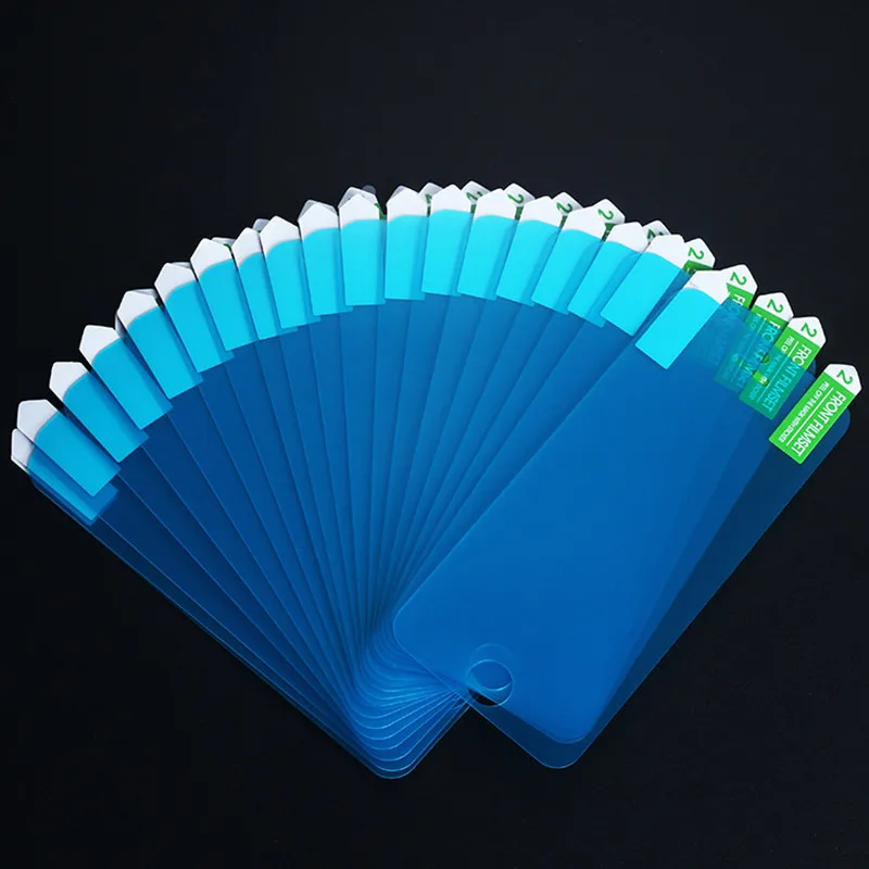 

20pcs/lot Nano Explosion-Proof Soft Glass Screen Protector Film Guard for iPhone Xs Max Xr 7 8 6 6s Plus 5 5s SE 4 4s