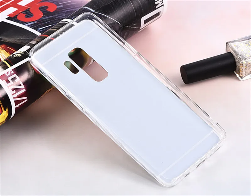 Роскошный зеркальный рамочный чехол с рамкой из термополиуретана для samsung Galaxy S3 S4 S5 S6 S7 край S8 S9 плюс A3 A5 J2 J3 J5 Grand Prime
