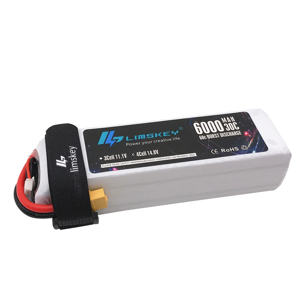 Аккумулятор Lismkey 14 8 в 6000 мАч 30C Burst 60C 4S Lipo Li Polymer аккумулятор AKKU для
