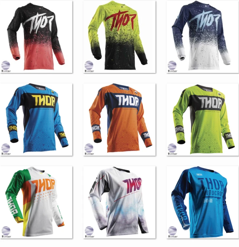 Зимние Термальность Fleece Moto Smot Джерси Downhill Мотокросс Мотоцикл Горный велосипед MX