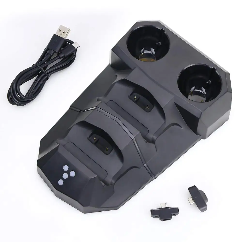 Беспроводное зарядное устройство для контроллера PS Move & PS4 зарядная док станция 4