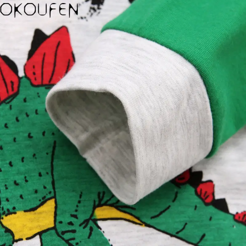 Шт. из 2 для маленьких мальчиков: футболка с длинными рукавами и надписью + штаны