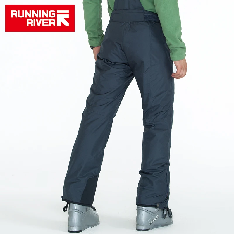 RUNNING RIVER Бренд Мужские Зимние Лыжные Штаны С Погонами 3 цвета 6 Размеров Снег Брюки