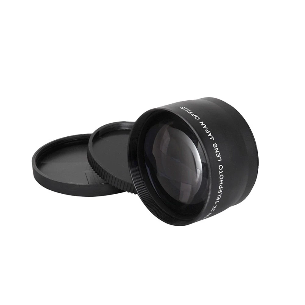 Новое поступление 58 мм 2x HD телеобъектив с зумом для камеры Canon Nikon Sony Pentax DSLR|lens