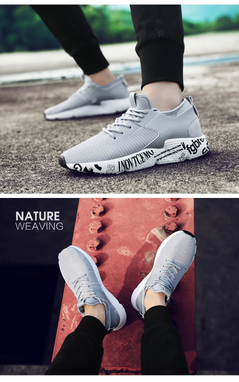 Brand Male Big Size 39-44 Fabric Mesh Summer Breathable Cushioning Shoes Men Hot Sale Classic Casual Shoes Mens Shoe 5