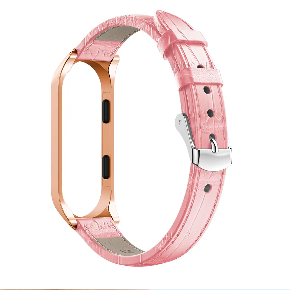 Кожаный ремешок для браслета Xiaomi Mi Band 3 смарт-часов MiBand сменный Браслет 4/3 |