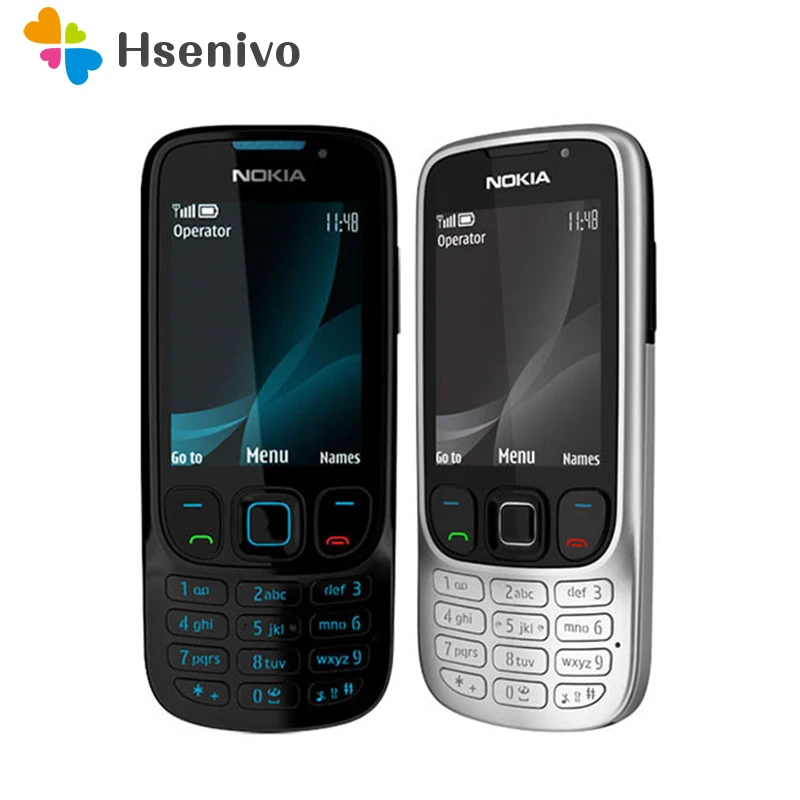 Nokia 6303c Восстановленный Оригинальный разблокированный 6303 Classic FM GSM 3MP камера