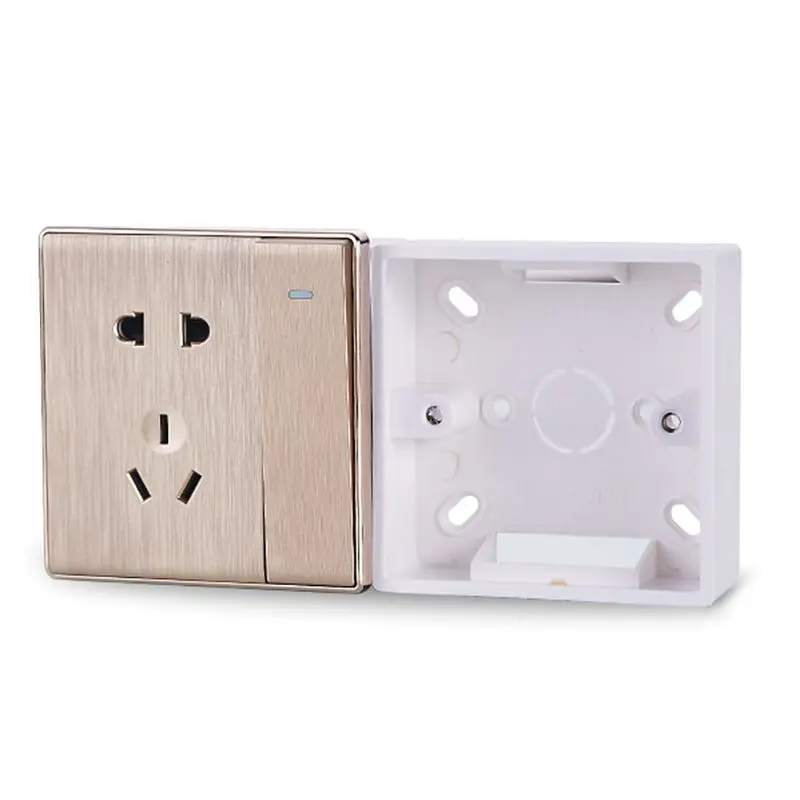 86X86 PVC Thickening Junction Box Wall Mount Cassette For Switch Socket Base Bottom Electrical Accessories | Обустройство дома