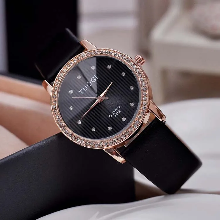 2015 Luxury Elegant Women's Famous Brand Leather Wristwatch Fashion Ladies Dress Watch watches quartz analog wristwatches KJ023 |