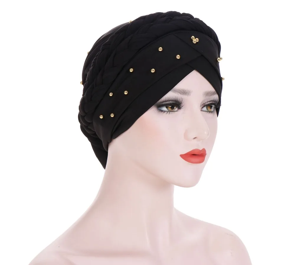 Летние женские шапки Hairnet мусульманская Кепка chemo Scorpion Бисероплетение шляпка с