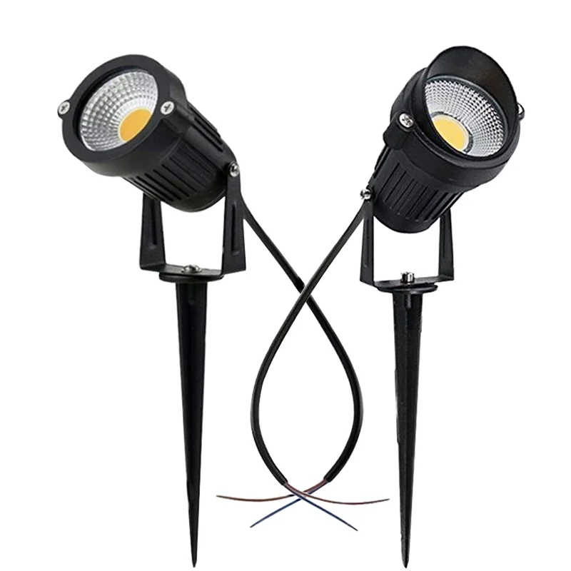 5 W 10 W Мини светодиодные лампы газон садовый свет DC12V AC85-265V открытый IP65 Водонепроницаемый наружный Точечный светильник Настенные светильники белого красные, синие зеленый