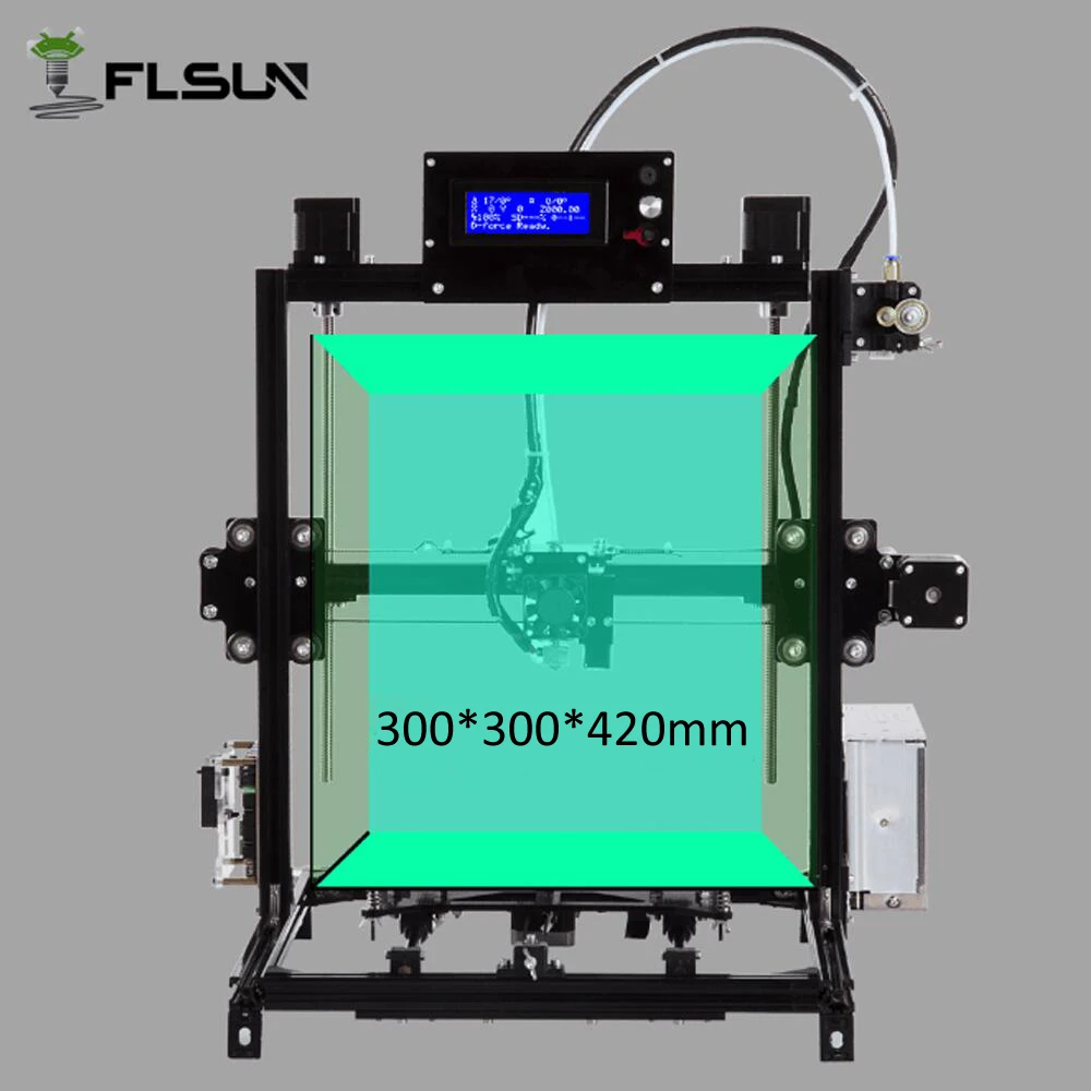 Доставка из России 3D принтер I3 Плюс Размер Autoleveling один рулон нити Подарок|3d printer kit