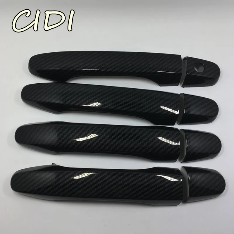 NEW CARBON FIBRE LOOK ABS DOOR HANDLE COVER TRIM FOR 2012 2013 2014 2015 HONDA CIVIC CRV CAR STYLING ACCESSORIES | Автомобили и