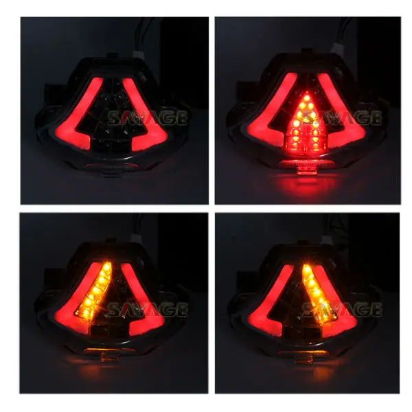 

For YAMAHA MT-07 FZ-07 MT07 FZ07 2014 2015 2016 Motorcycle Accessories Integrated LED Tail Light Turn signal Smoke