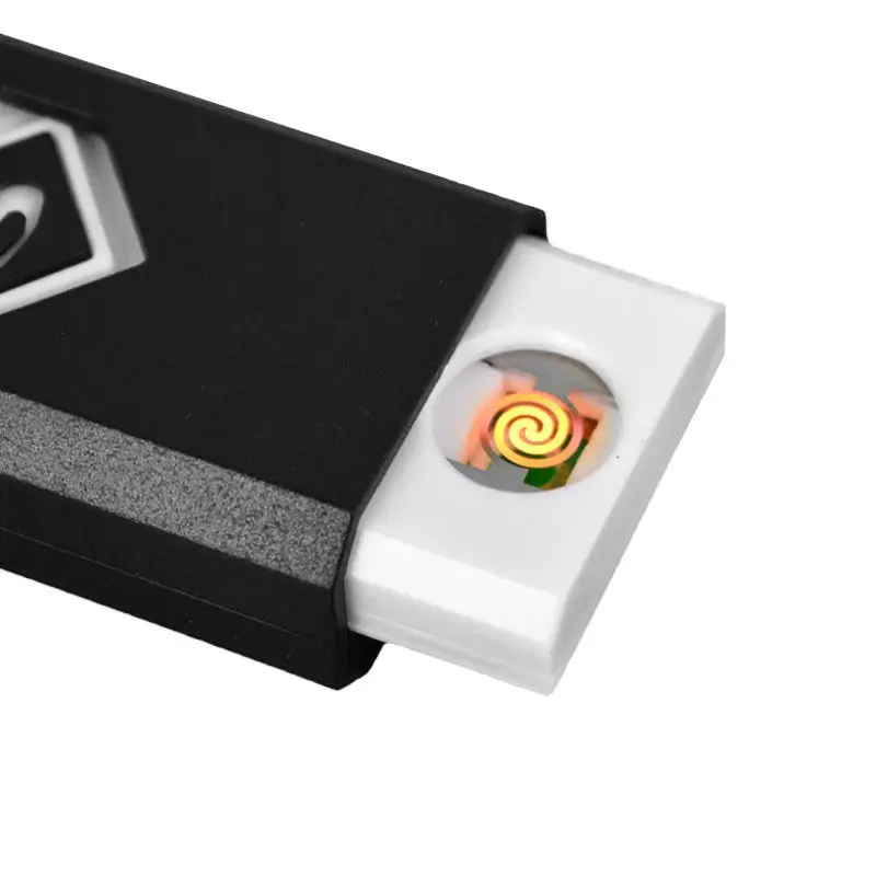 2019New ветрозащитный хороший подарок бездымный USB прикуриватель ветрозащитная