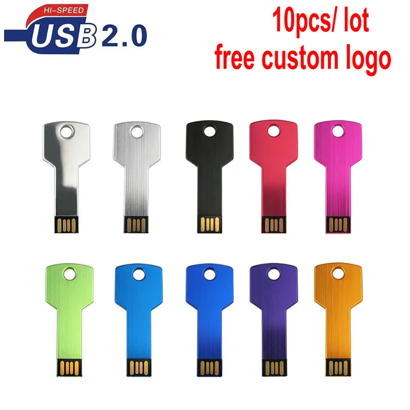 Флеш-накопитель usb 10 шт./лот флешка на ключи свадьбу 16 ГБ 8 64 32 для фотосъемки |