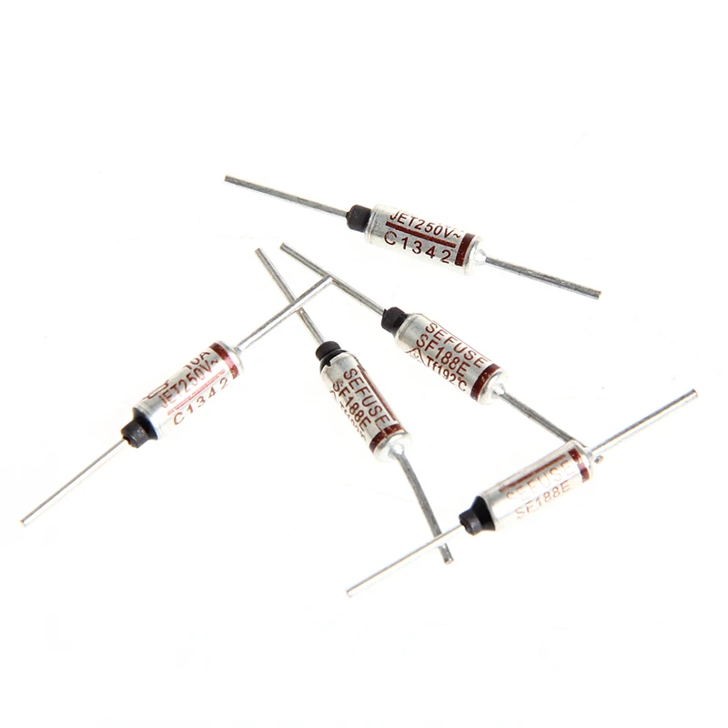 Температурный мини предохранитель 250В 10А тепловой металлический корпус 192