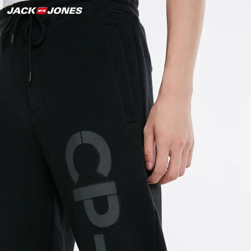Мужские хлопковые штаны с буквенным принтом JackJones спортивные для бега мужская