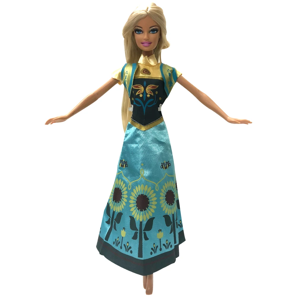 NK один комплект Кукла Принцесса Эльза фильм похожее платье сказка свадебное