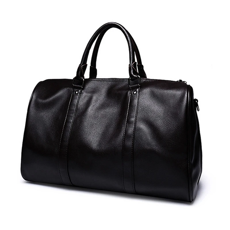 Scione Mens Leather Handbag Waterproof Travel Bags PU Shoulder Bag Large Capacity Duffle bolsa crossbody bolsas | Багаж и сумки