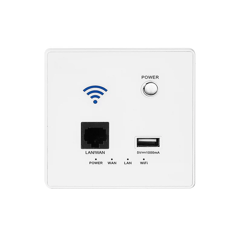 Новинка 300 м скорость 110~ 250 В USB розетка беспроводная wifi usb зарядка розетка, настенный встроенный беспроводной AP маршрутизатор