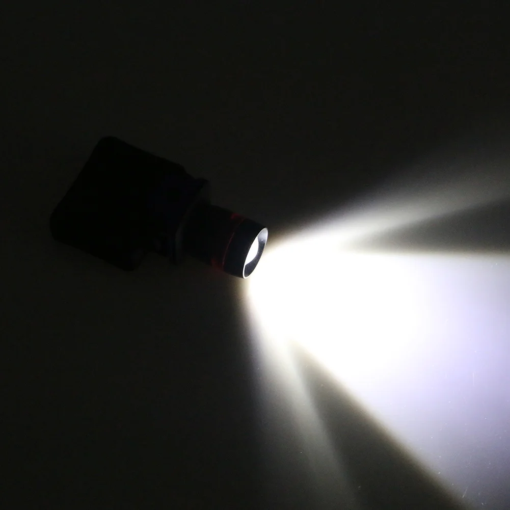 3 режима Zoomable XPE LED Cap Light налобный фонарь 1000ЛМ регулируемый фокус головной убор