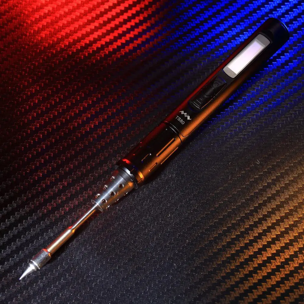 Ts 80 Portable Mini Smart Programable Oled Digital Adjustable Electric Soldering Iron Station Usb Type C | Инструменты