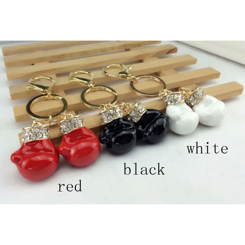 Брелок брелок на рюкзак Новые боксерские перчатки брелки мужские твердые сплавы