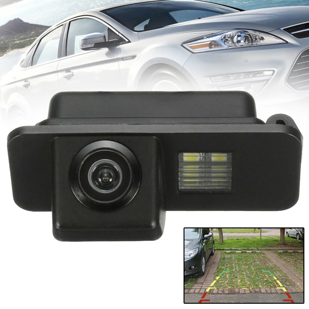 Новое поступление CCD цветная камера заднего вида для Ford Mondeo Fiesta FOCUS S-Max Kuga