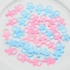 Конфетти розовые и голубые в форме сосков, 100 шт.