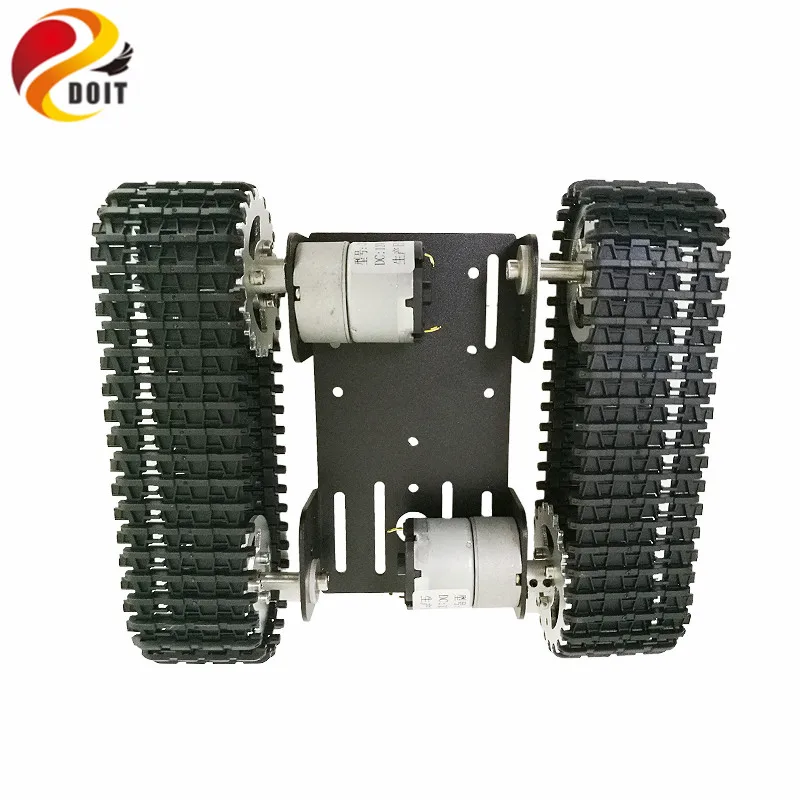 DOIT Robot Tank Car Kit mini T101 Роботизированная гусеничная платформа шасси с двигателем 33GB