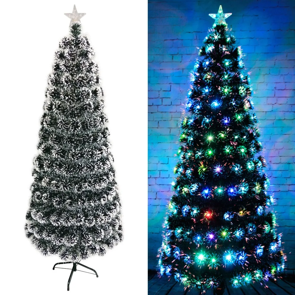 Новогодние ёлки праздничные вечерние поставки arbol de navidad albero natale kerstboom 120/150/180/210 см светодиодный свет рождественской елки Декор