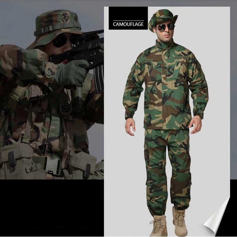 SINAIRSOFT военные тактические брюки карго Униформа водонепроницаемый Камуфляжный военный BDU боевая униформа США Охотничий комплект одежды