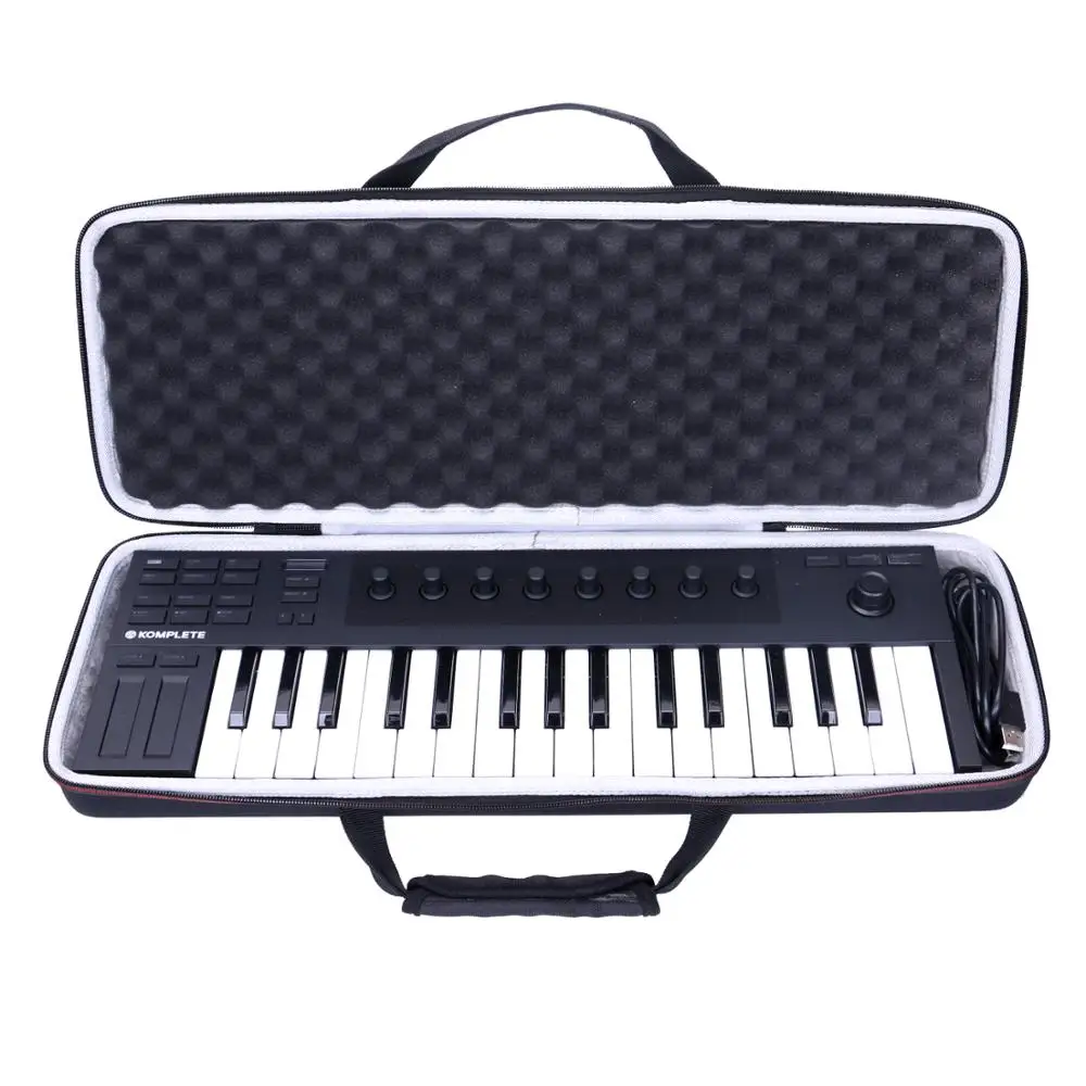 Черный Жесткий Чехол LTGEM EVA для клавиатуры контроллера Native Instrument Komplete Kontrol M32|Сумки