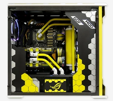 Процессор i9 7900X RAM 32G SSD 500 Гб настольный компьютер ПК с водяным охлаждением чехол