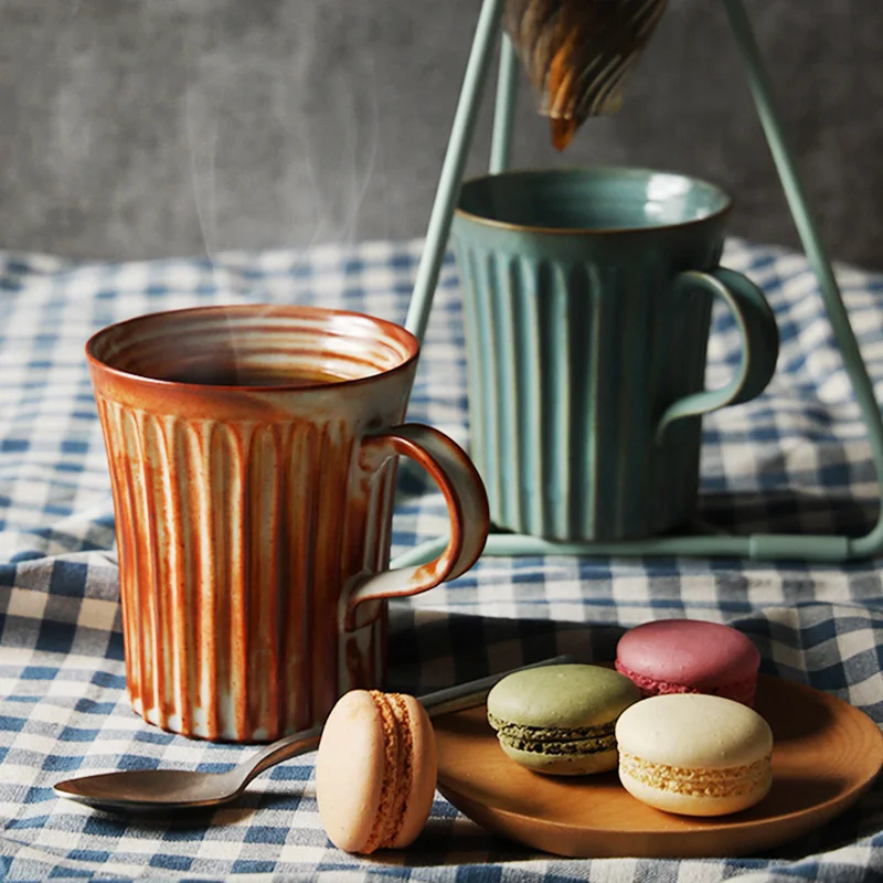 Керамические кружки ручной работы Креативные ретро подарки Кофе Молоко