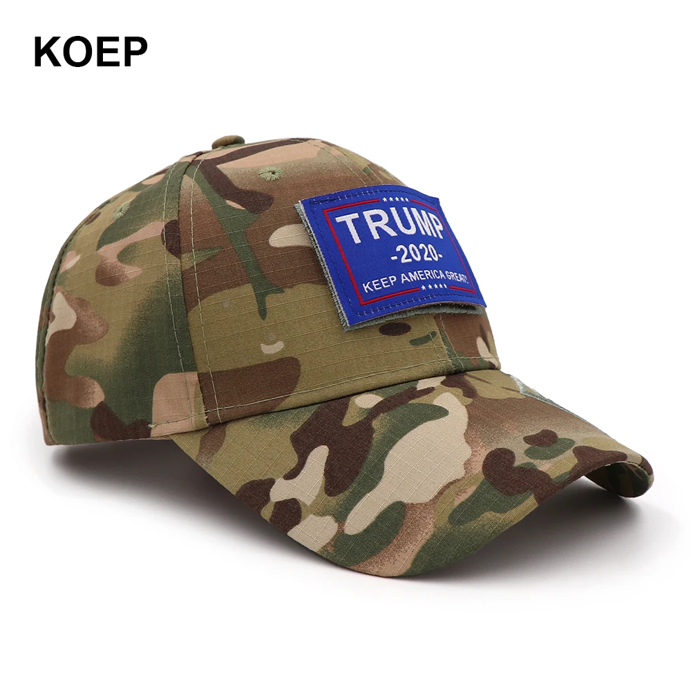 Бейсбольная кепка KOEP Trump камуфляжная с вышивкой для мужчин и женщин MST511TLP