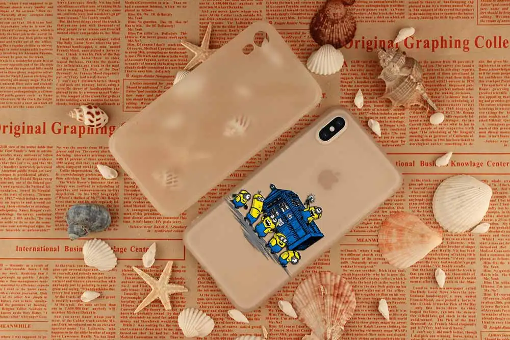 Чехол для телефона s силиконовый мягкий чехол для iPhone 11 Pro X XS Max XR 6 6S 7 8 Plus 5 4S SE цветочный ТАРДИС с изображением ТАРДИСа из сериала «Доктор Кто» чехол