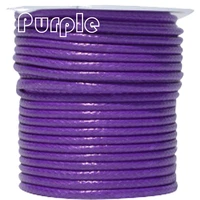 100yardsroll2mm purple korea waxed wax corddiy jewelry findings accessories hats shoes bracelet rope necklace string cords