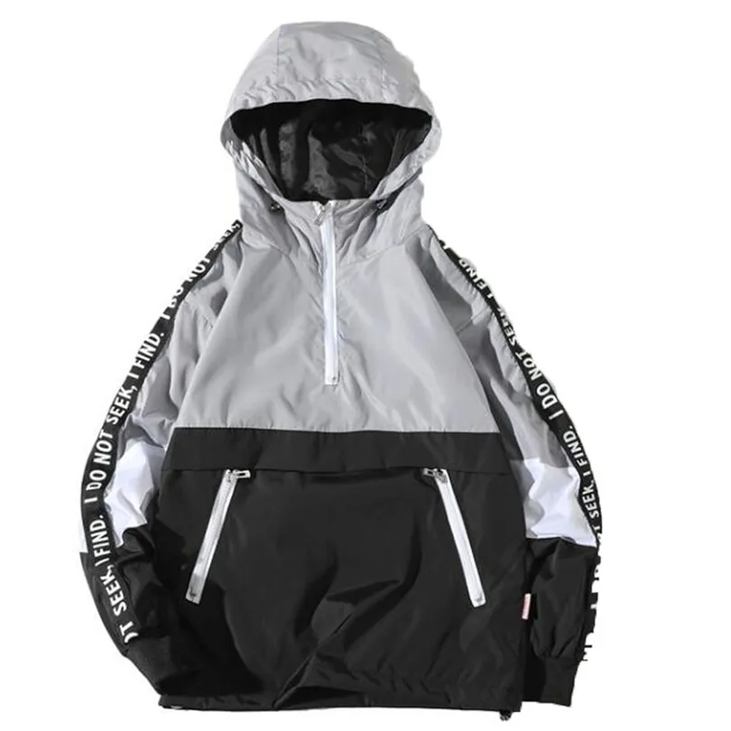 Winter Men Jacket Casual Coats Autumn Long Sleve Zipper Patchwork Hooded Sweatshirt CardiganTops Male Outwear #4M28 | Мужская одежда