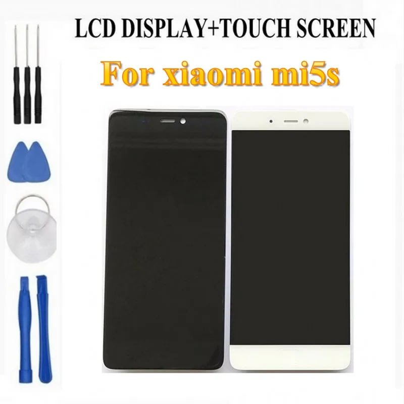 ЖК дисплей и дигитайзер сенсорного экрана в сборе для сотового телефона Xiaomi mi5s mi 5