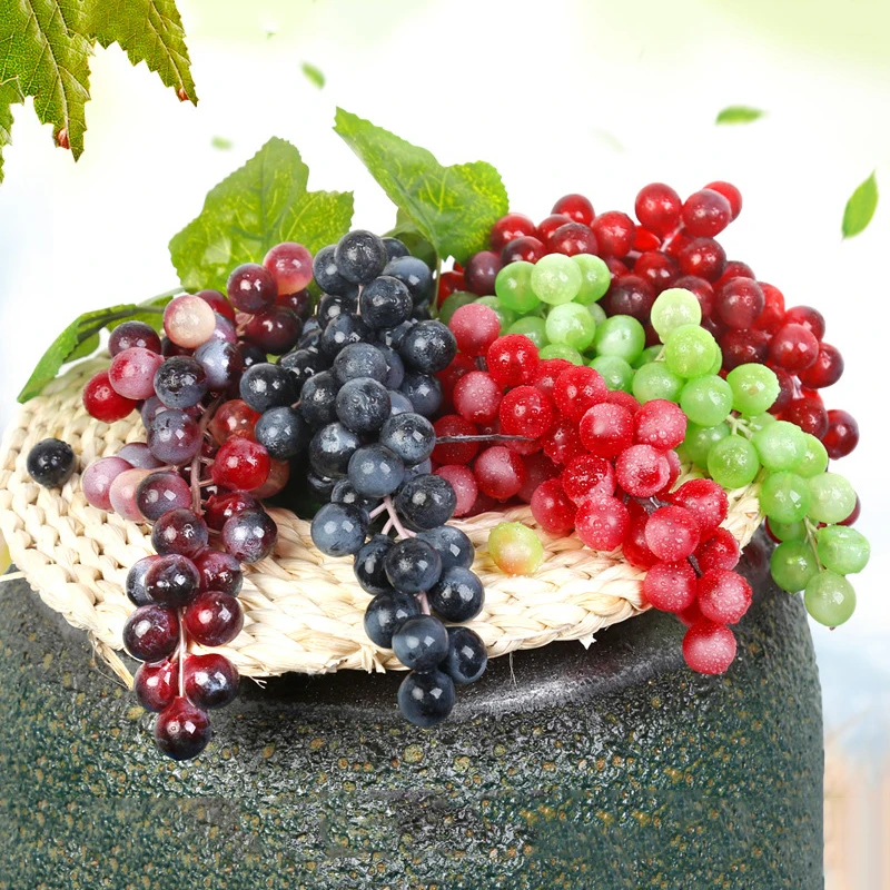 Искусственный виноград 1 шт. искусственные фрукты DIY пластиковые поддельные