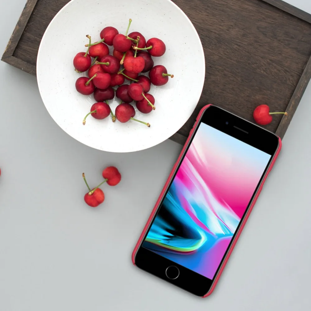 Для Apple iphone 8 чехол Nillkin супер матовый защитный чехол задняя крышка для iphone 7 4,7 дюймов матовый пластиковый жесткий чехол