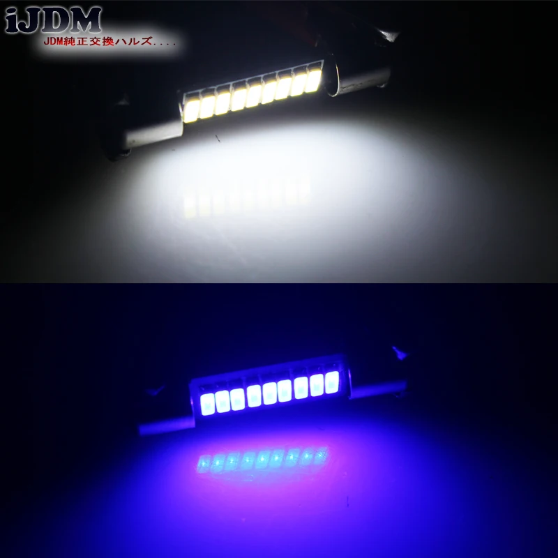 10 шт. Ксеноновые белые 12 В 9 SMD 29 мм 6614 светодиодный лампы для замены автомобиля SUV