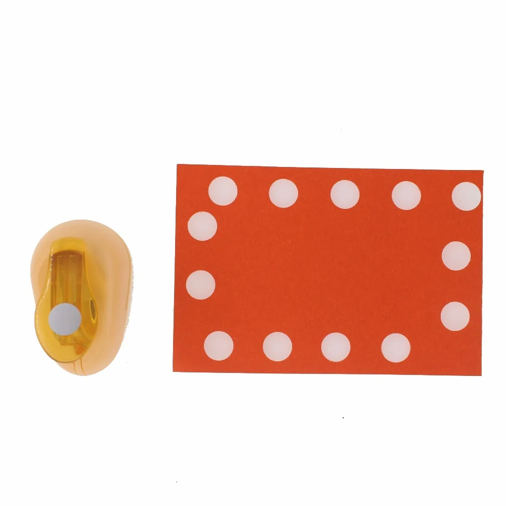 Круглый в горошек дырокол для скрапбукинга ремесло перфорариса размер отверстия