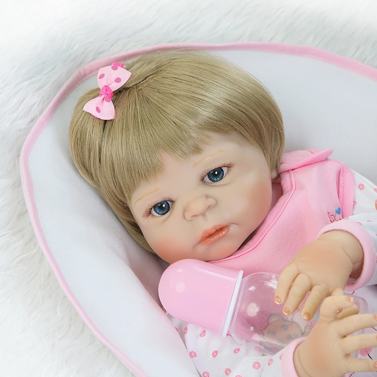 55 см полностью силиконовые куклы Bebe Reborn реалистичные 22 &quot для новорожденных