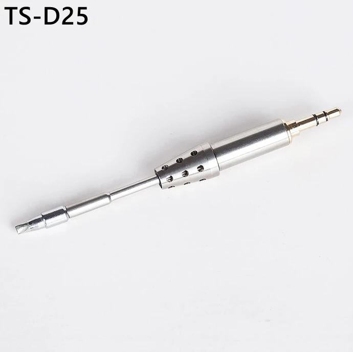 TS-D25 TS B02 D25 K4 TS80 паяльник сменный наконечник паяльная головка без свинца Cramic нагревательный сердечник быстрый нагрев подключаемый - Цвет: TS-D25