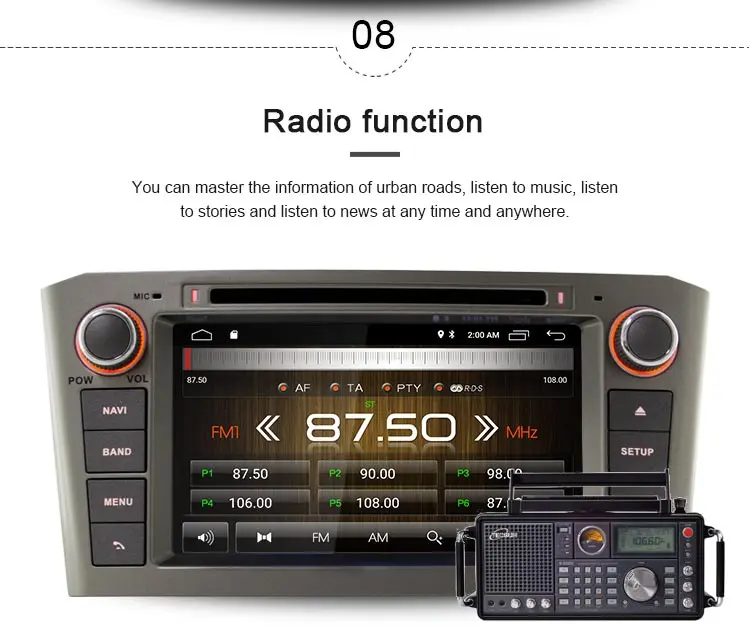 JDASTON Android 10 автомобильный мультимедийный плеер для Toyota Avensis/T25 2003-2008 2 Din Автомобильный Радио gps Навигация DVD CD ips стерео wifi