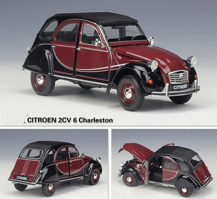 1:24 улучшенная коллекция модель автомобиля из сплава CITROEN 2CV 6 Charleston литой под