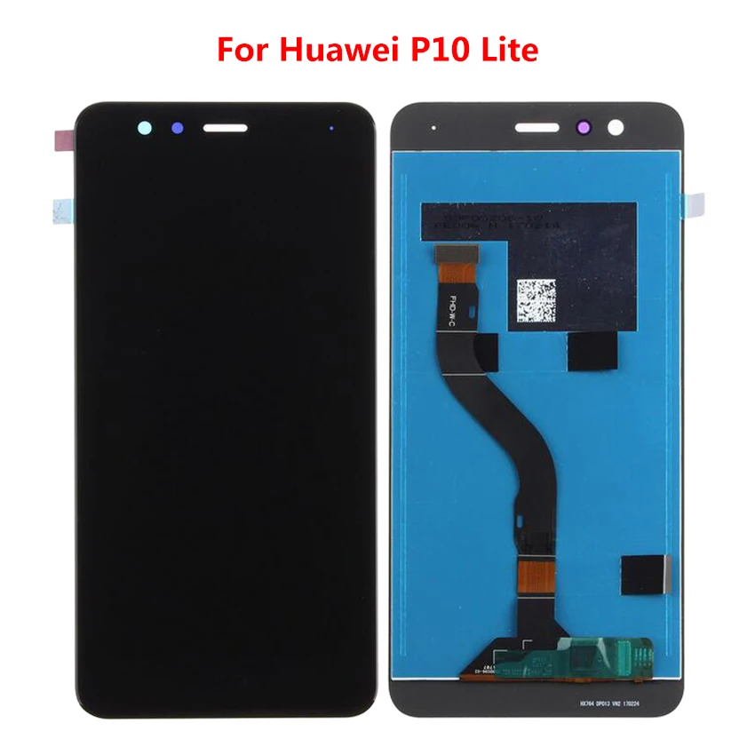 ЖК дисплей для Huawei P10 Lite сенсорный экран дигитайзер в сборе с рамкой запасная